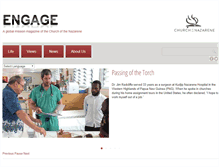 Tablet Screenshot of engagemagazine.com